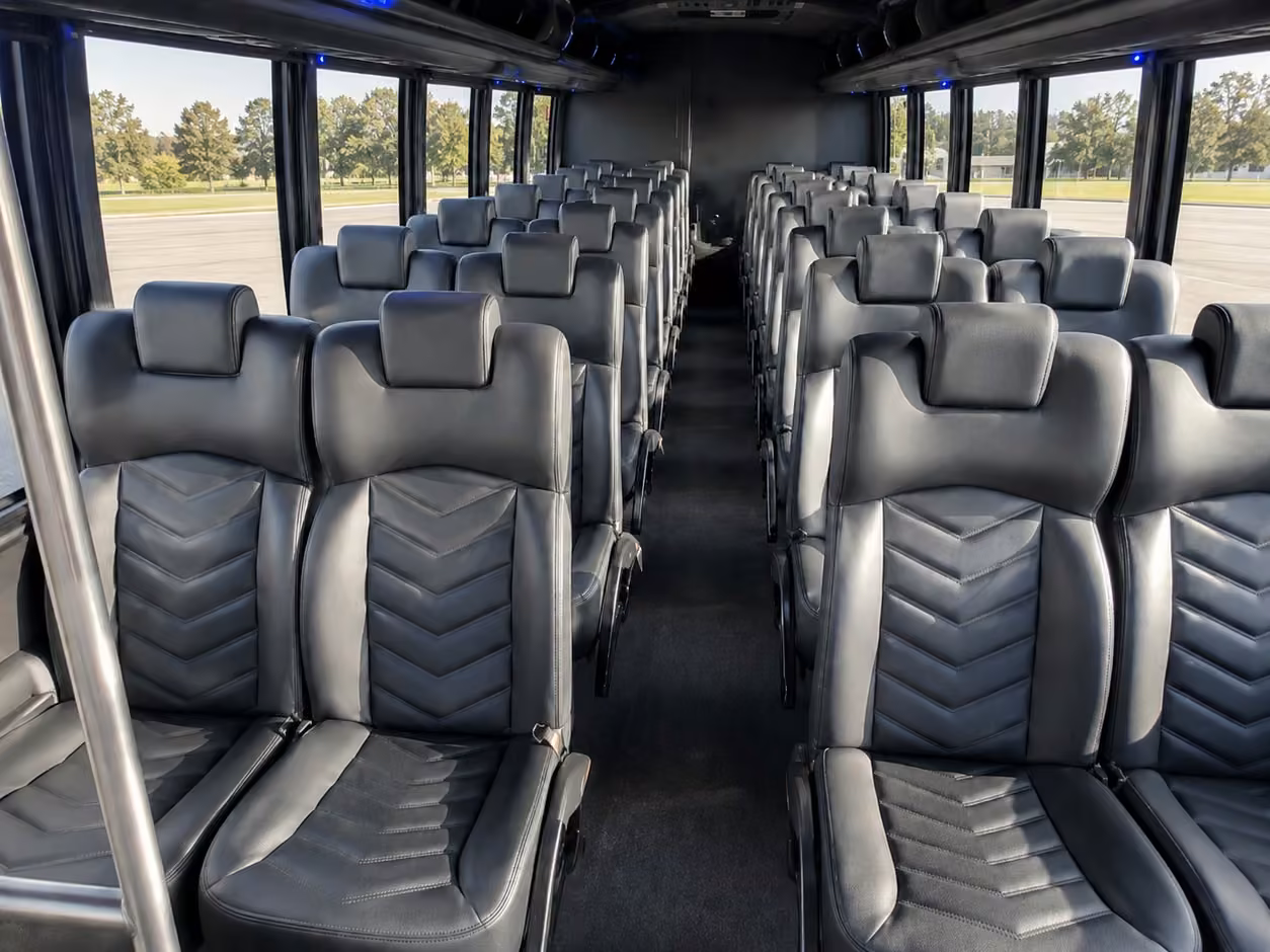 15 passenger minibus interior