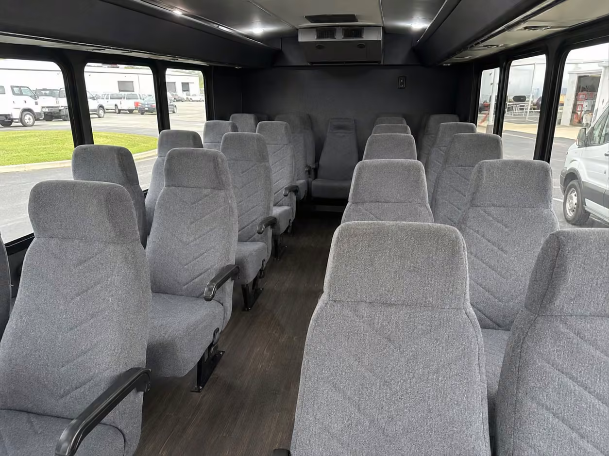 18 passenger minibus interior