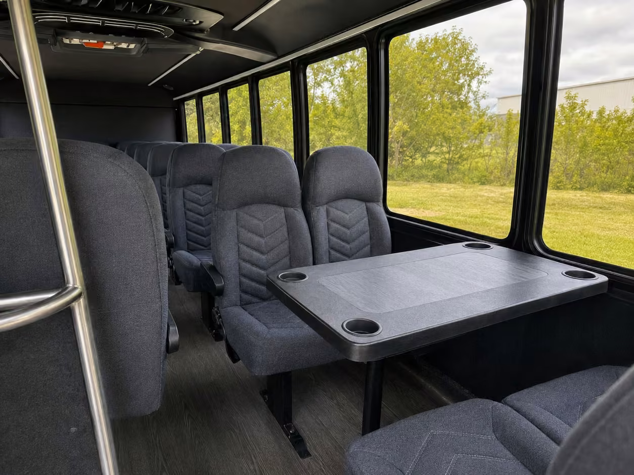 20 passenger minibus interior