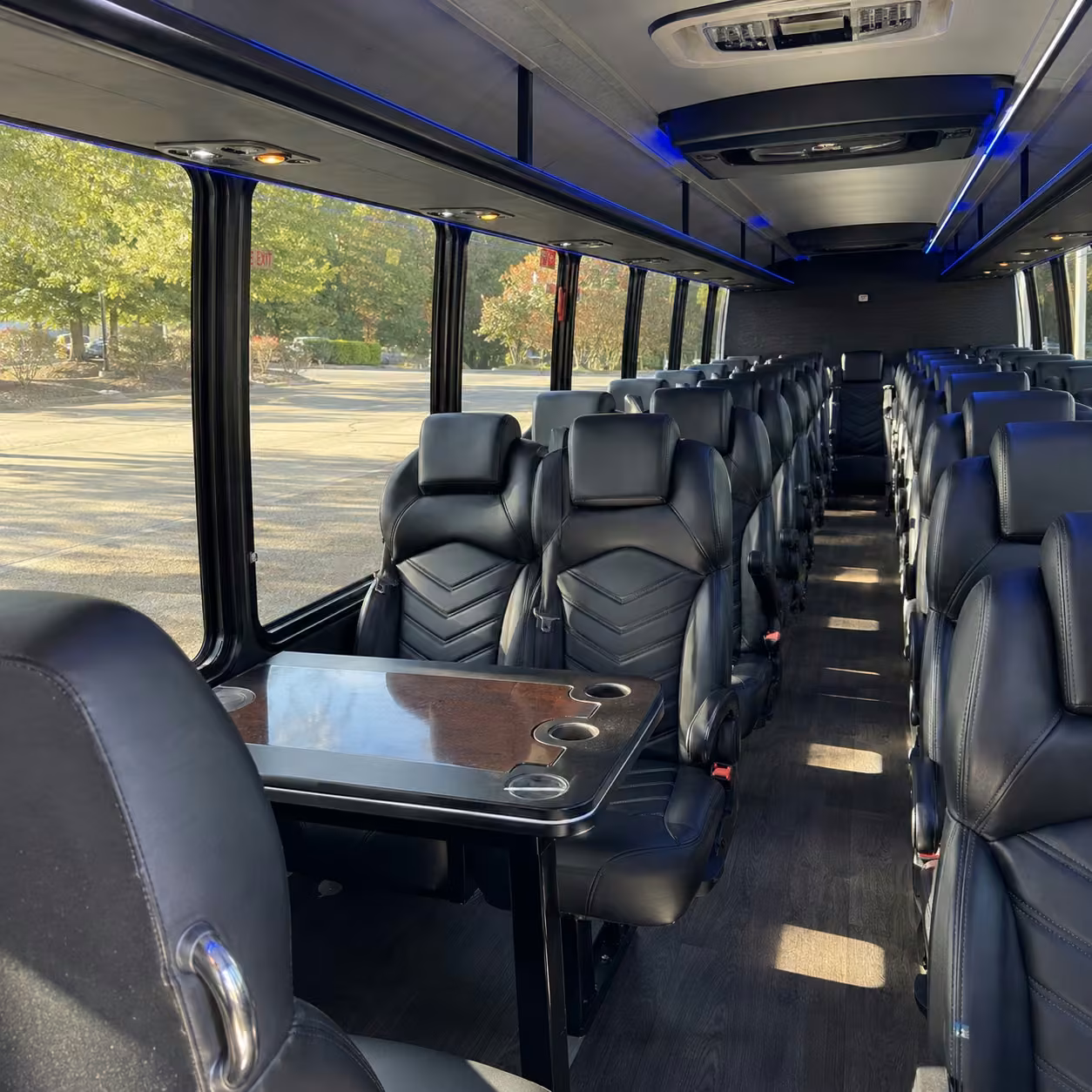 35 passenger minibus inside