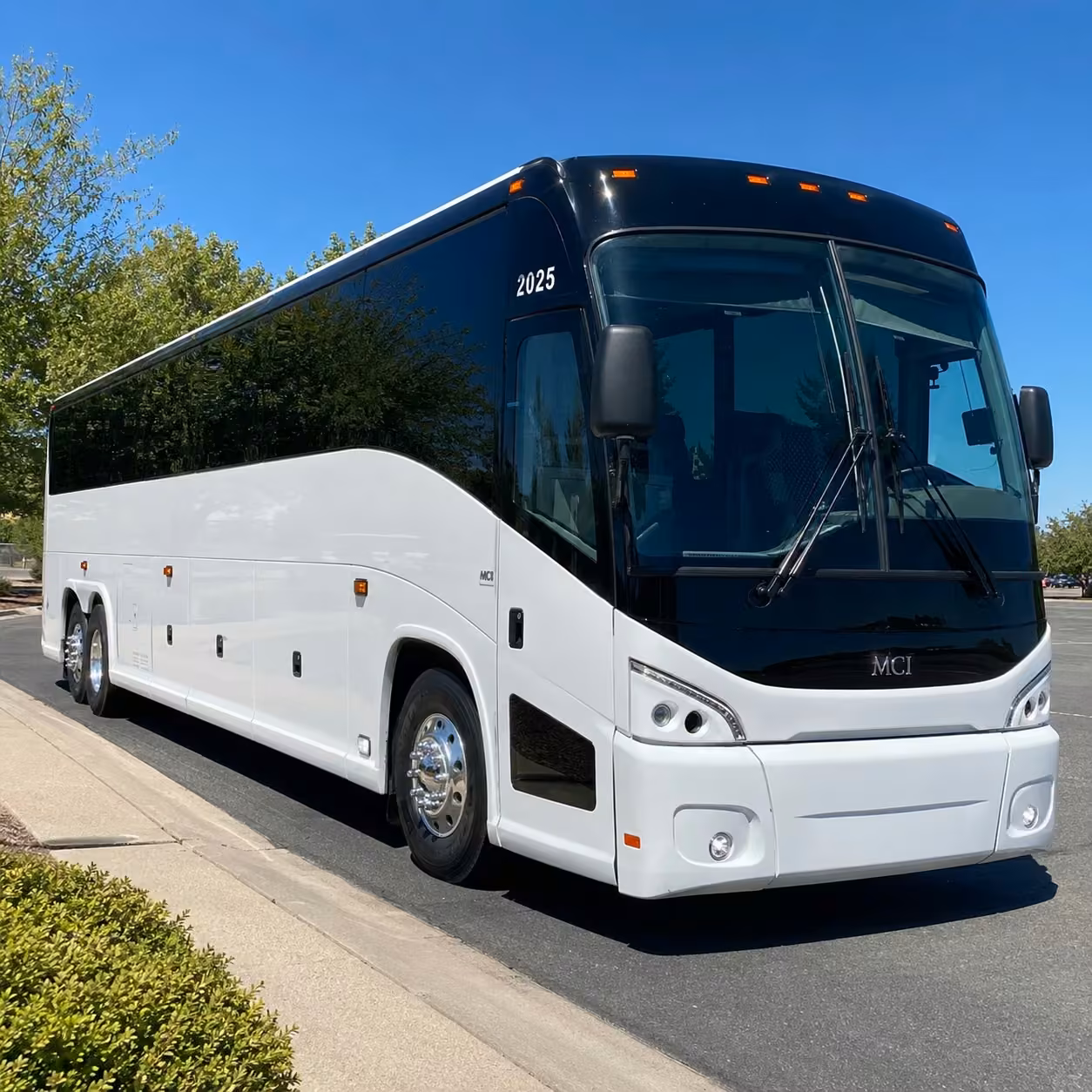 reno charter bus exterior