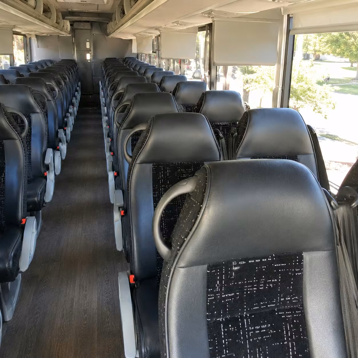 reno charter bus interior