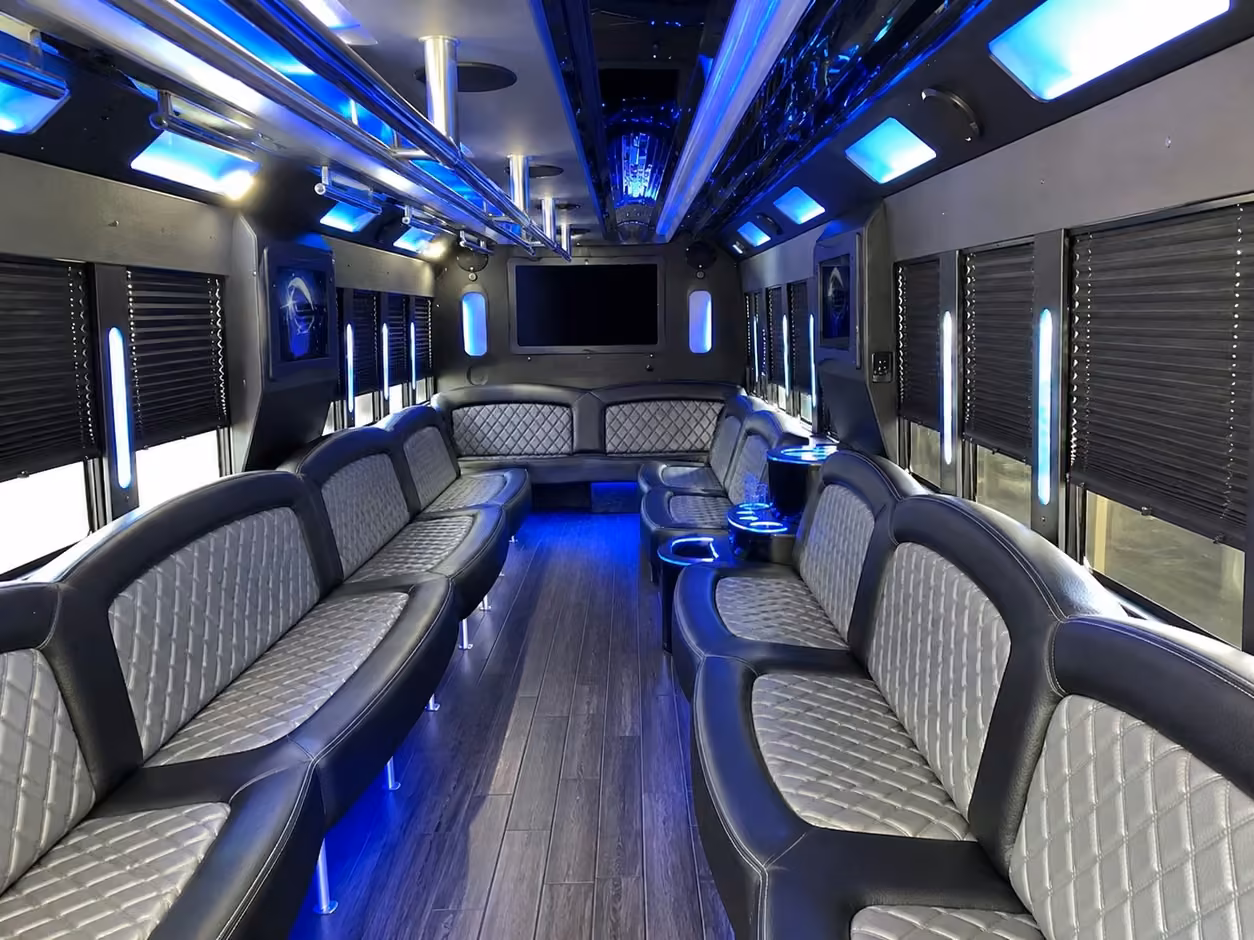 reno party bus interior