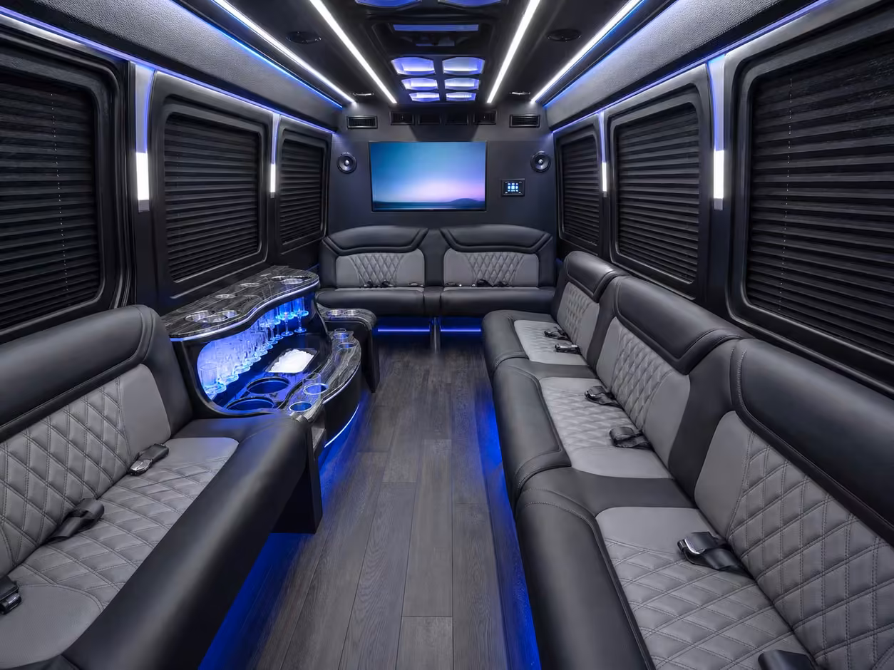 sprinter limo inside